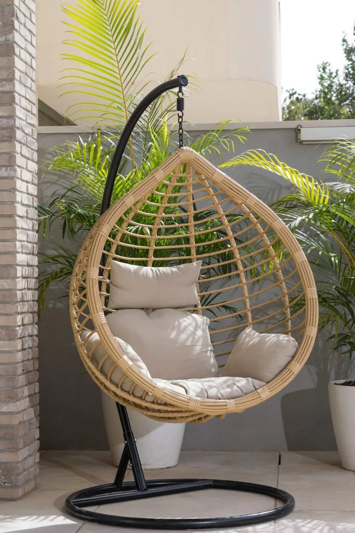 Home Basket Chair Spot Outdoor Modern Garden Furniture Lazy Sofa Rattan Basket Egg Leisure Swing Chair