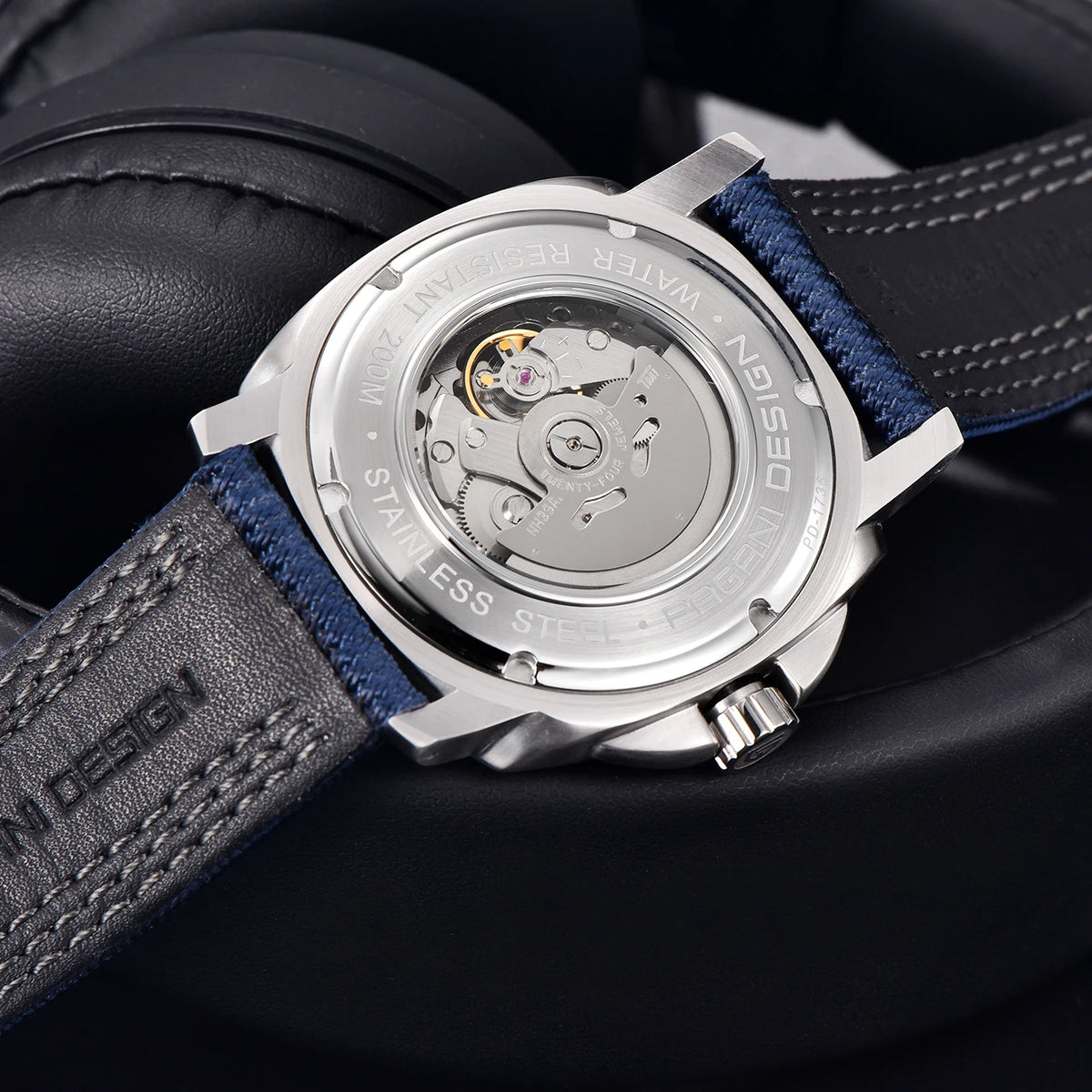 PAGANI DESIGN 2025 New Men Automatic Mechanical Watch NH39 Sapphire Glass Fashion Stainless Steel 200M Waterproof Reloj Hombre