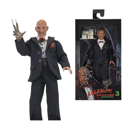 NECA Tuxedo Freddy 8' Action Figure Model A Nightmare on Elm Street 3 Freddy Doll Horror Toys Garage Kit
