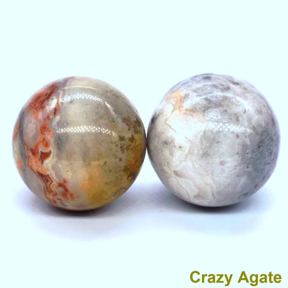 25mm Natural Stone Sphere Healing Crystal Magic Ball Amethyst Rose Quartz feng shui Collectibles energy balance Home Decor