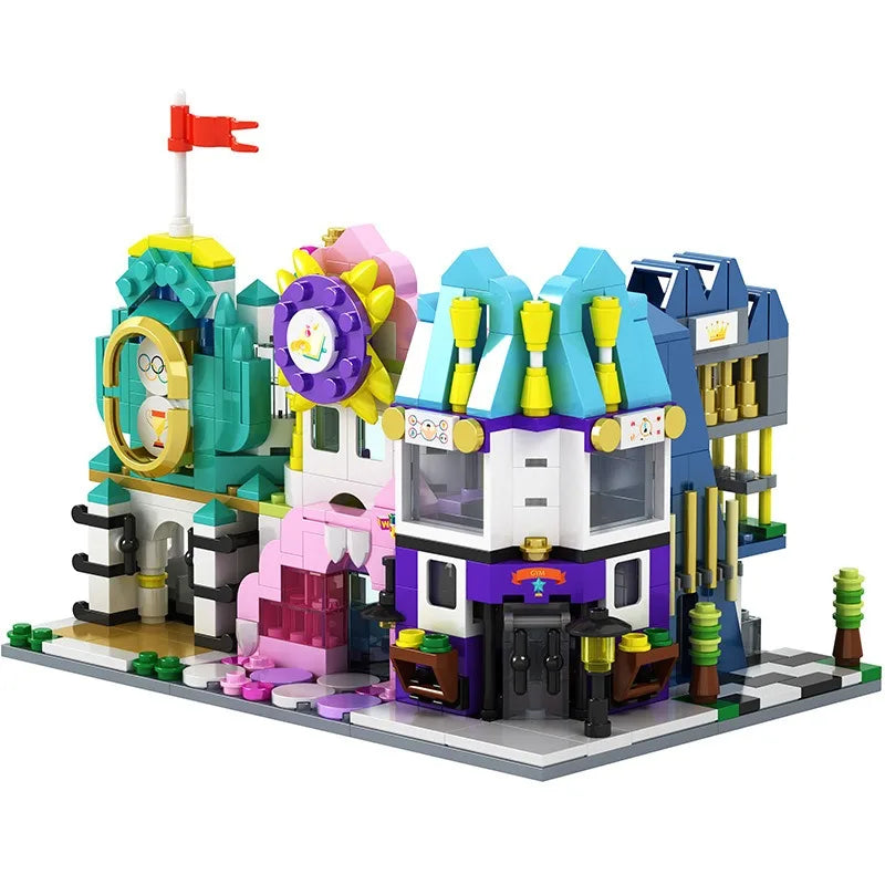 Mini House Building Blocks City Store Street View Snack Street Figures Children's Toys Boys and Girls Gifts Compatible With Lego