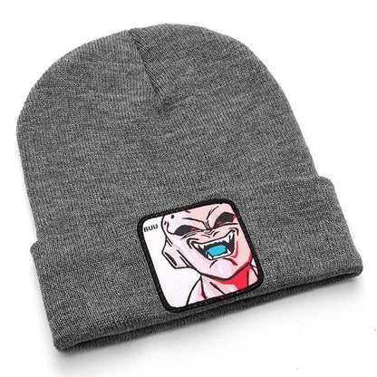 Anime Cartoon Dragon Ball Women Men Knitted Warm Winter Hats For Women Men Solid Hip-hop Casual Cuffed Beanies Bonnet
