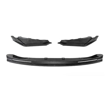 For BMW M3 G80 M4 G82 2021-2024 Front Bumper Lip Spoiler Diffuser Splitters Body Kit Aprons Cover Guard Trim Tuning Gloss Black