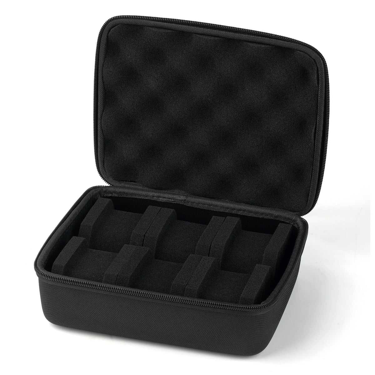 6 Slots Hard Shell Watch Storage Box, Carry Case, Display Organizer, Watch Box Holder Display Cabinet, Ideal for Gifts