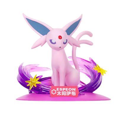 Anime Pokemon Sylveon Leafeon Glaceon Figurine Original Funism Genuine Action Figures Collection Model Ornaments Toys Gifts