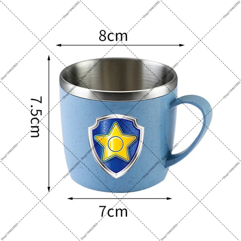 Paw Patrol Portable Stainless Steel Coffee Mug Chase Skye Cartoon Anime Pattern Printed Water Cup Household Couples Milk Cups