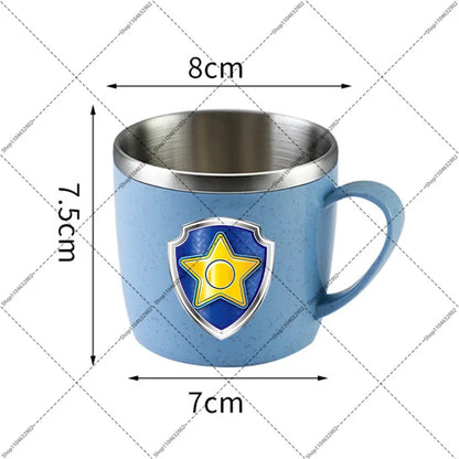 Paw Patrol Portable Stainless Steel Coffee Mug Chase Skye Cartoon Anime Pattern Printed Water Cup Household Couples Milk Cups