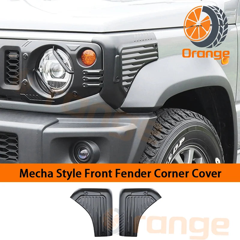 For Suzuki Jimny JB64 JB74 2019+ Front Rear Fender Tailgate Angle Guard Cover Accessories, Fit 3/5 Door, Exterior Corner Trim