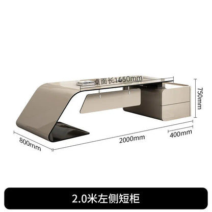 Conference Aesthetic Office Desk Reception Designer Individual Office Desk Executive Entertainment Ufficio Trendy Furniture
