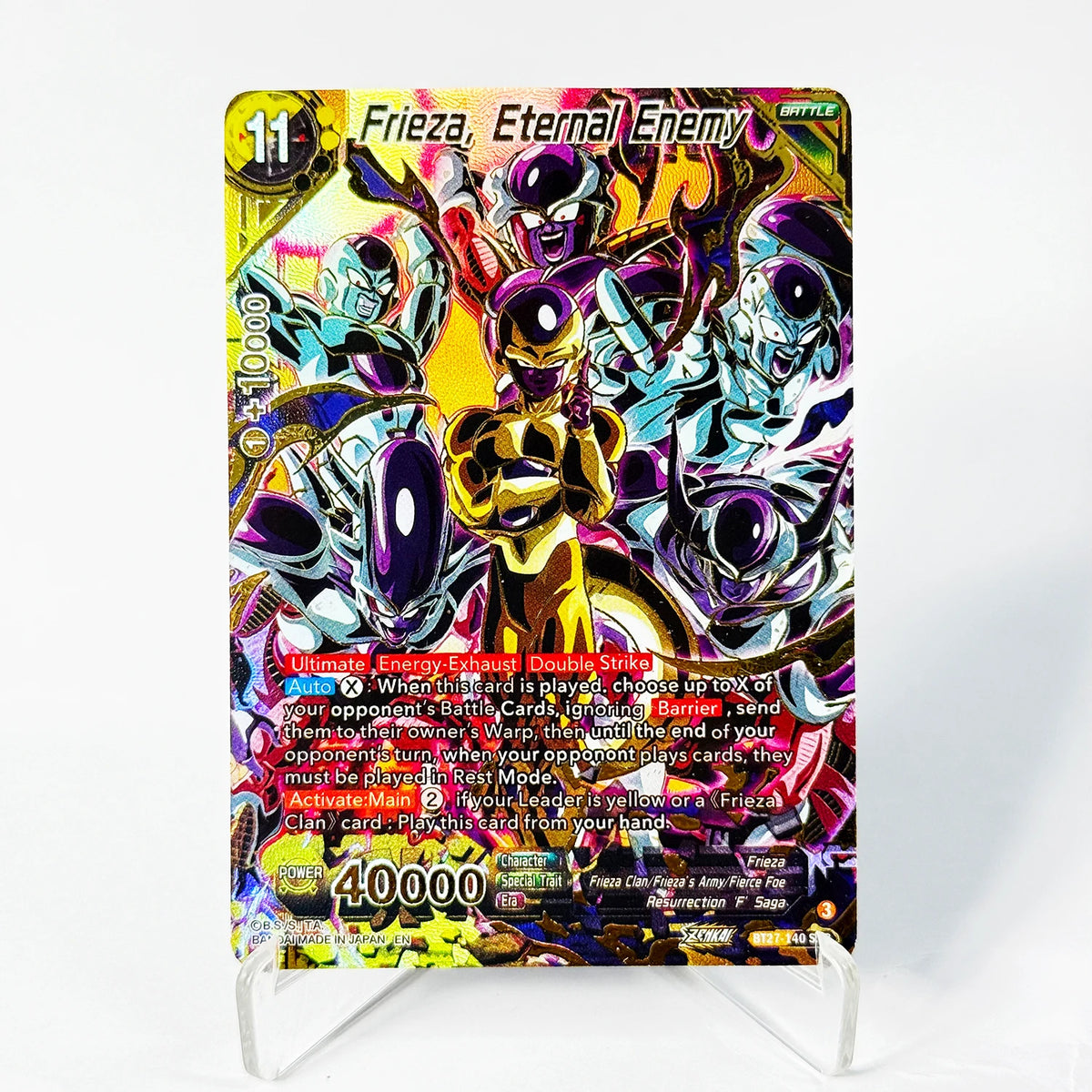 Dragon Ball Super Masters Secret Special God Rare Gogeta Goku Frieza Vegeta Gohan Proxy Collection Foil Texture Anime Game Cards