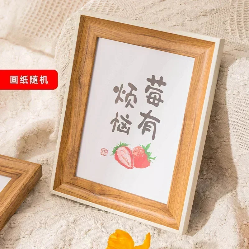 American Simplicity Picture Frame A3 A4 Family Photo Frame Wall Decorative Ornaments for Living Room Bedroom Acrylic Home Decor
