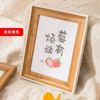 American Simplicity Picture Frame A3 A4 Family Photo Frame Wall Decorative Ornaments for Living Room Bedroom Acrylic Home Decor