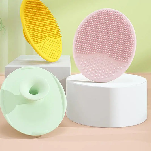 1pcs Silicone Shampoo Brush for Baby Infant Bathing Soft Silicone Kids Shower Brush Head Hair Washing Massage Brushes Wipe Comb