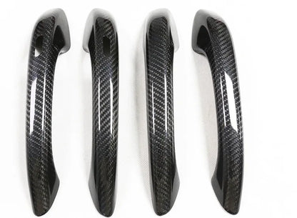 Carbon Fiber Door Handle Dry Carbon Door Handle Housing Shell Protective Cover for Porsche Macan Cayenne 2010-2023
