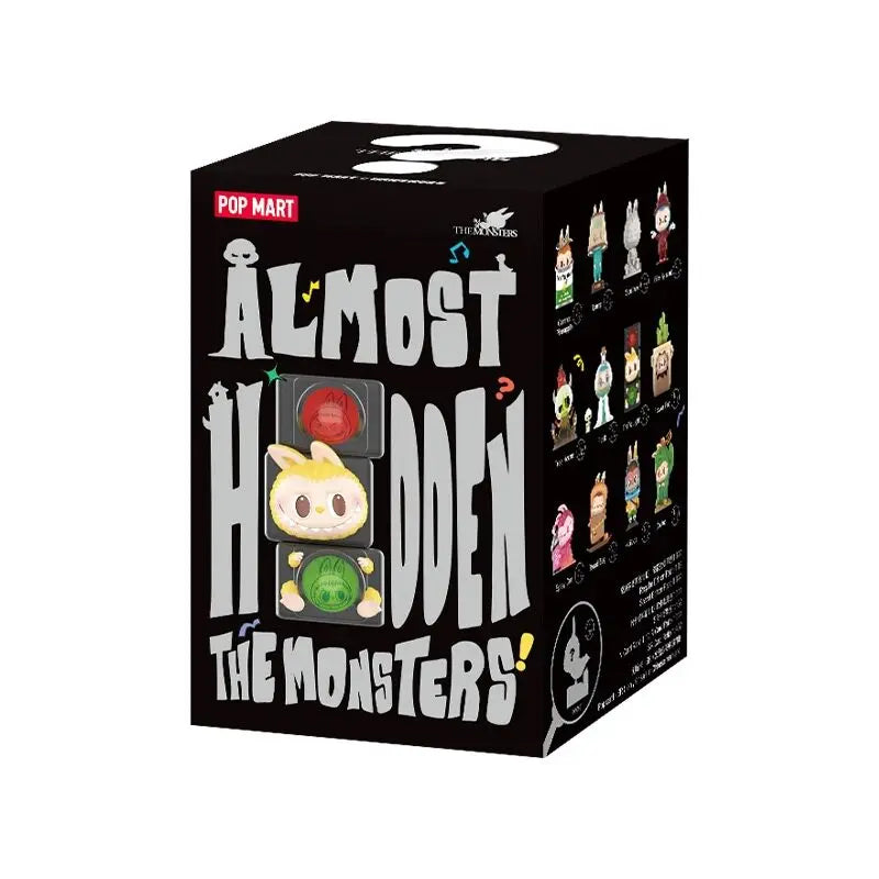 Hot POP MART THE MONSTERS LABUBU ALMOST HIDDEN Series Blind Box Toys Kawaii Anime Action Figure Desktop Decoration Surprise Gift