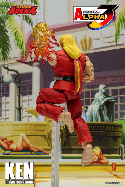 【MT】Storm Collectibles Street Fighter Alpha 3 Ken Masters 1/12 Anime Figures