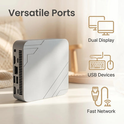 Core i9-10980HK Mini PC 32GB 2TB NVMe SSD, Triple 4K Display Desktop Computer, WiFi6 High Performance Office Home Small PC