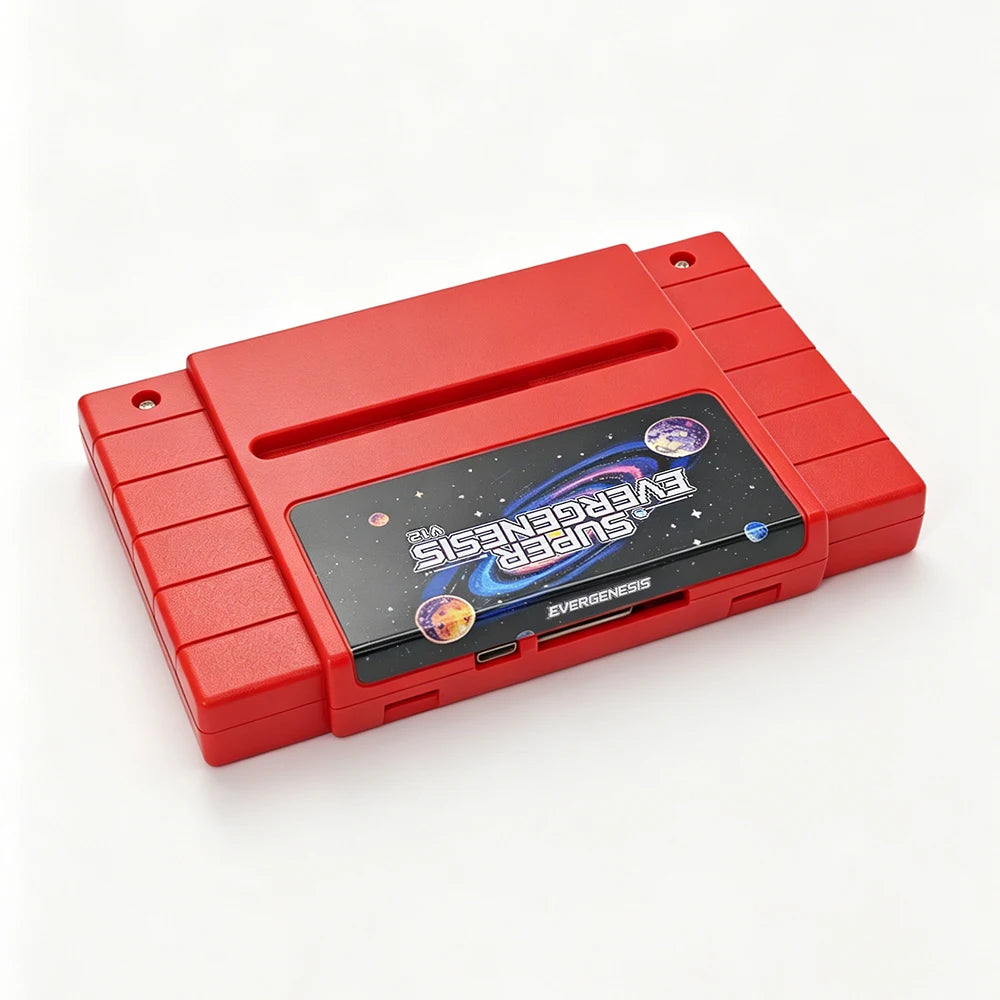 Super EVERGENESIS 3000 in 1 SFC Game Card OS V12 With 8GB TF Card For 16-bit US SNES Video Game Console Game Accessories