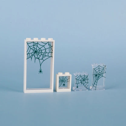 DIY City Tiles Printed Building Blocks Street View Ghost Pumpkin Medical Stretcher Music Package Bricks Christmas Halloween Toys
