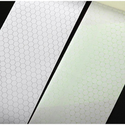1 Roll Shining Reflective Safety Warning Tape Self Adhesive Twill Pattern Car Warning Markings for Enhanced Visibility