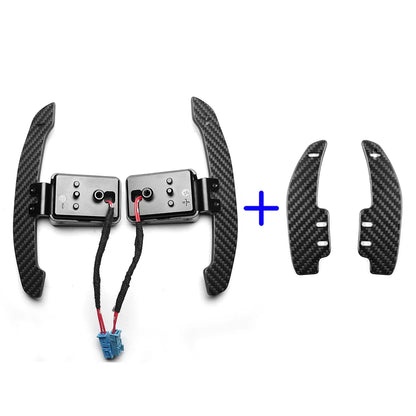 For BMW 1-4 series f20 f21 f30 f22 f80 g20 g30 g80 m3 m5 x3 x5 Magnetic Carbon Fiber Steering Wheel Paddle Shifter Extensions