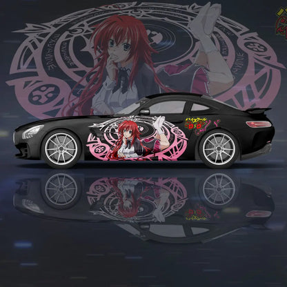 High School DxD Girl Car Wrap Protect Stickers Car Decal Creative Sticker Car Body Appearance Modification Decorative Sticker
