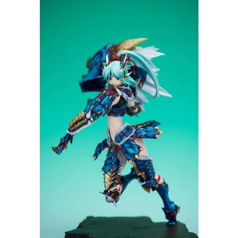 New Anime GK Monster Hunter Kawaii Figure Resin DIY Assembly White Model Toys Doll Ornament Gifts
