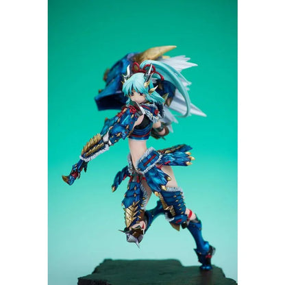 New Anime GK Monster Hunter Kawaii Figure Resin DIY Assembly White Model Toys Doll Ornament Gifts