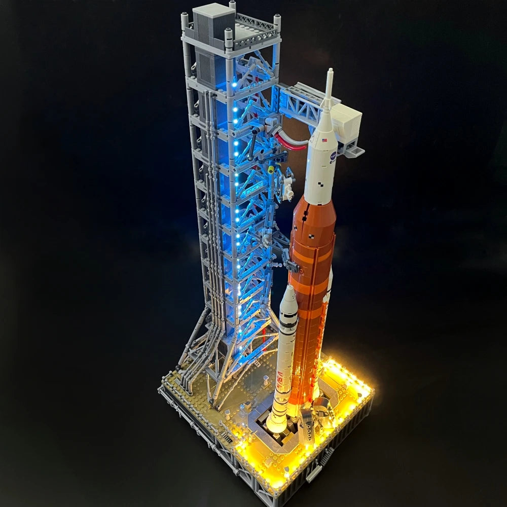 BYB LED Light For LEGO 10341 Artemis Space Launch Building Blocks Decorative Lamp Remote Control (Not Include  Building Blocks)
