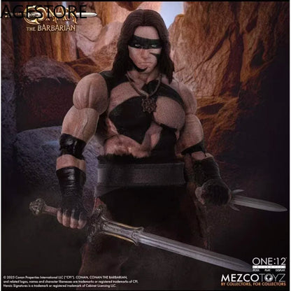 In Stock  Mezco ONE:12 Collective Barbarian Conan 1982 Movie Version Battle Armor Conan Action Figure Model Toy Collection Gift