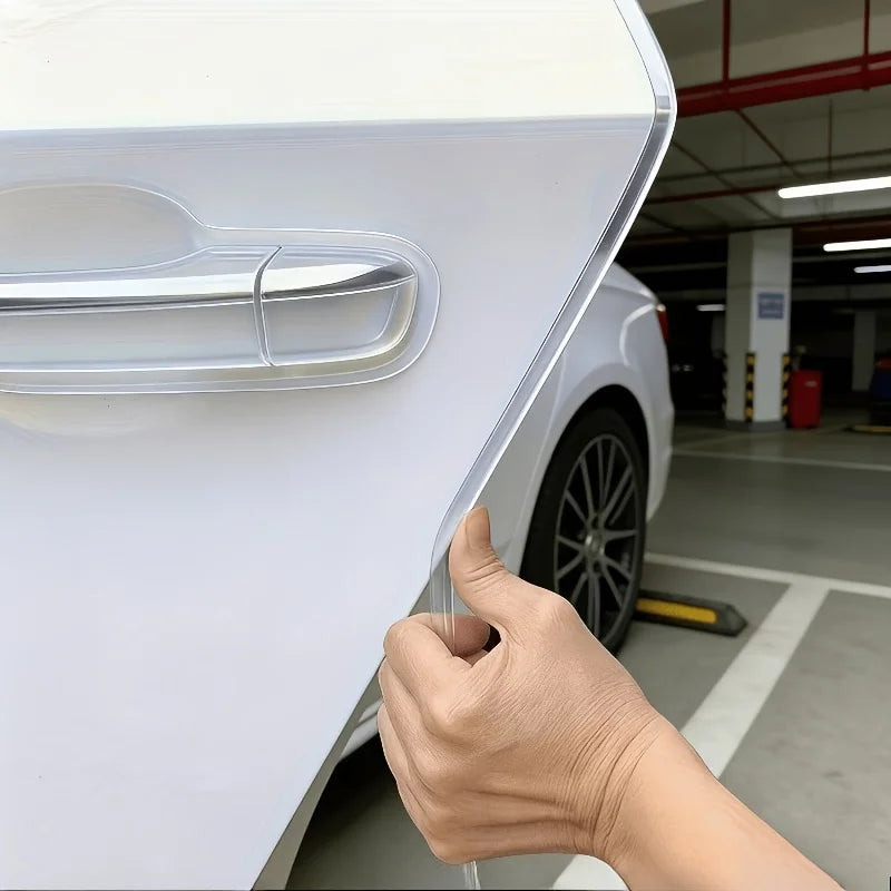 Transparent PVC Car Door Edge Protector Strip, Anti‑Scratch Anti‑Collision Universal Fit Car Exterior Accessory
