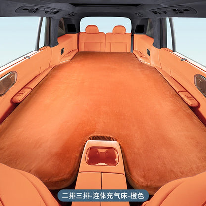 For Lynk & Co 900 2025 2026 Car Inflatable Mattress Suede Trunk Inflatable Travel Bed Sleeping Rest Cushion Camping Mattress