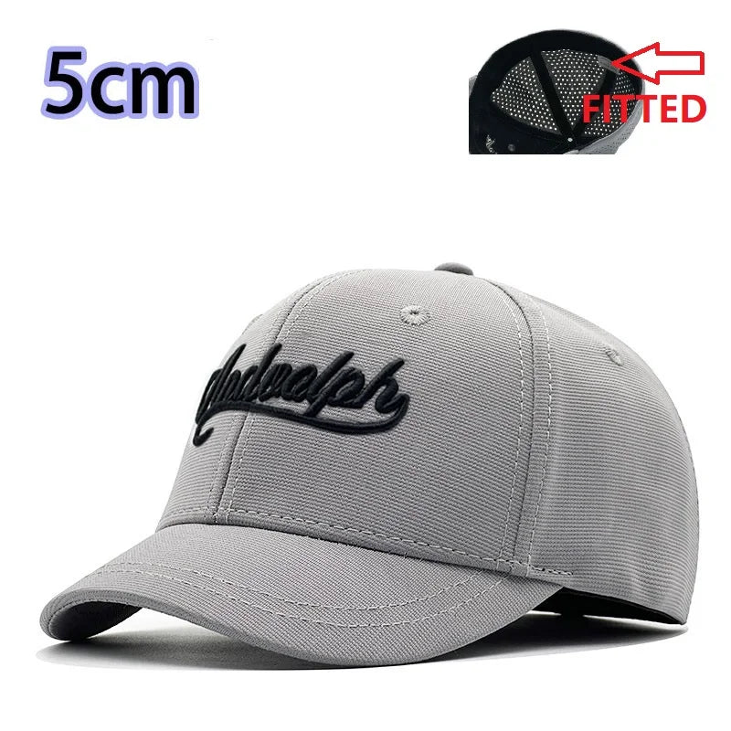 Back Closed Baseball Caps for Men and Women, Big Head and Small Head Hat, High Quality Headwear