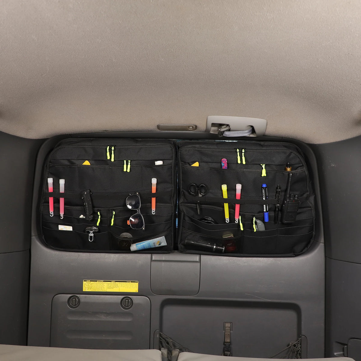 Zinky Oxford Cloth 2 Pcs Car Trunk Tailgate Window Storage Bag Organizer For Toyota Land Cruiser Prado J120 FJ150 150 2003-2017