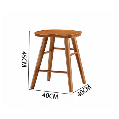 Nordic Bar Chair, Bar Stool, Solid Wood Home Chair, High Stool, Mobile Phone Store Stool, Modern Minimalist Bar Chair, Bar Stool