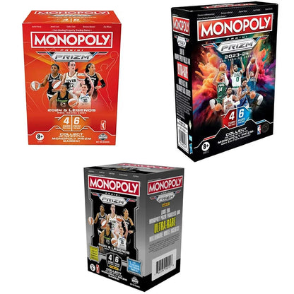Panini Limited Monopoly Edition Prizm NBA Pack Set 2024-25 Season & Legends Trading Cards Collection Basketball Collectible Gift