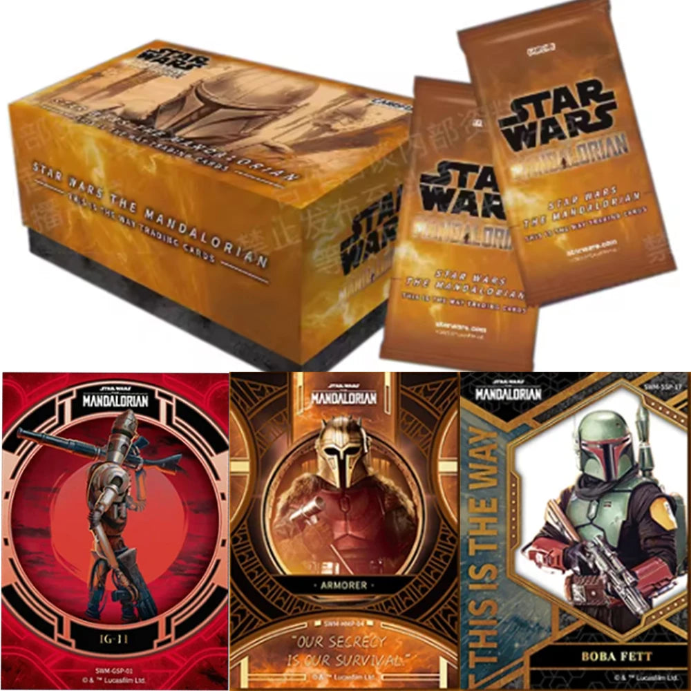 Genuine Star Wars Card Mandalorian Series Limited Release Character Signature Card Movie Collection Card Toys Gifts
