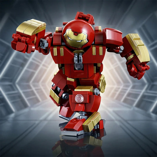 MARVEL Superheroes Mecha DIY Building Blocks Movie Hero  Model Armor Iron Robot MOC Bricks Toys For Adult Kid Boy Christmas Gift