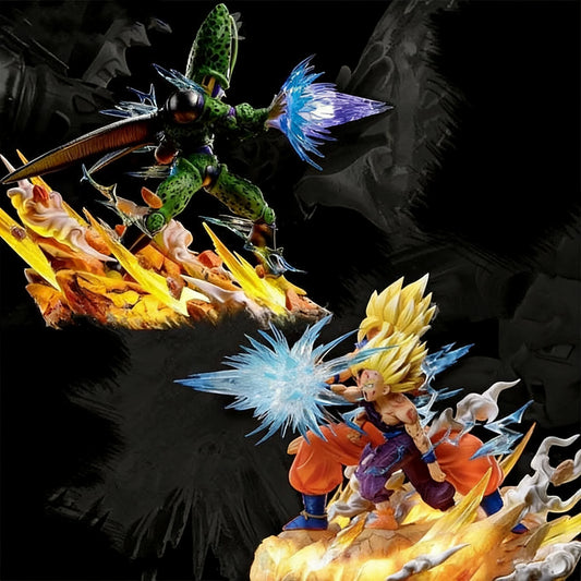 14cm 5.5 inch Anime Dragon Ball Cell Goku Action Figures Pvc Statue Desktop Ornamen Collection Statue Model Decoration Toys Gift