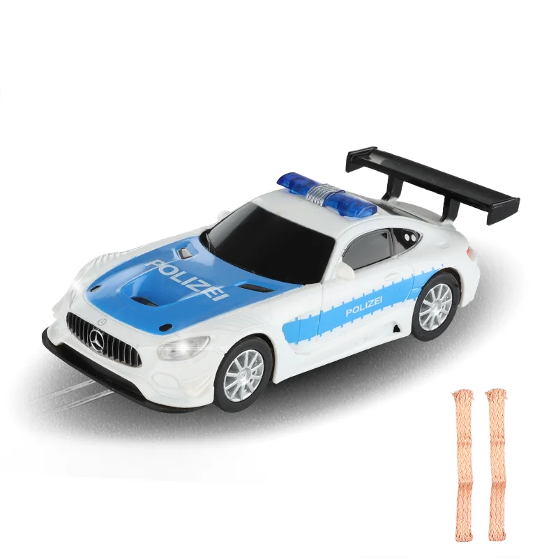 Slot Car 1 43 Scale GranTurismo MC GT4 Continental GT Polestar Police Car For Analog Carrera GoEvolution Most  1:43 Tracks