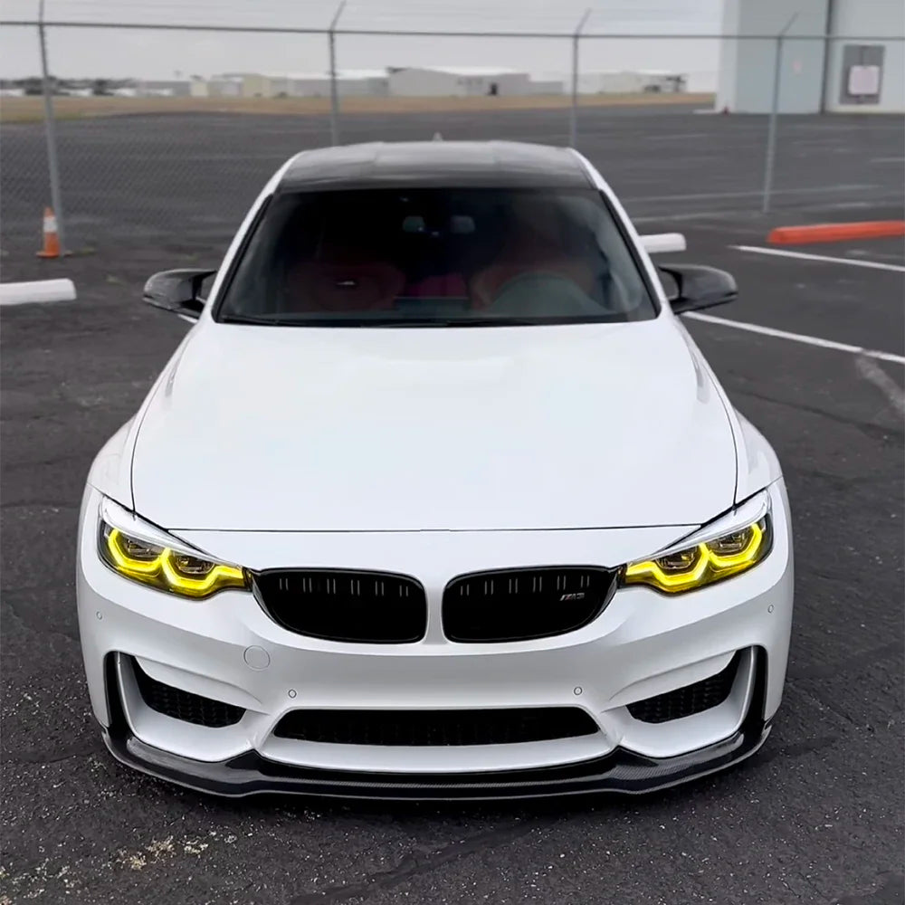 For 2018-2020 BMW M3 M4 F80 F32 F36 F33 F82 Adaptive Led Headlight CSL Blue Red Yellow Angel Eyes DRL 63117493229 63117493230