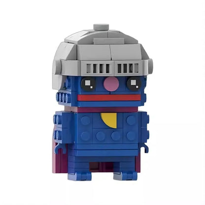 Bricklink Sesame Anime Puppet Show Figures Big Birds Elmos Ernies Berts Bricks Headz Sets Building Blocks Toys Christmas Gift
