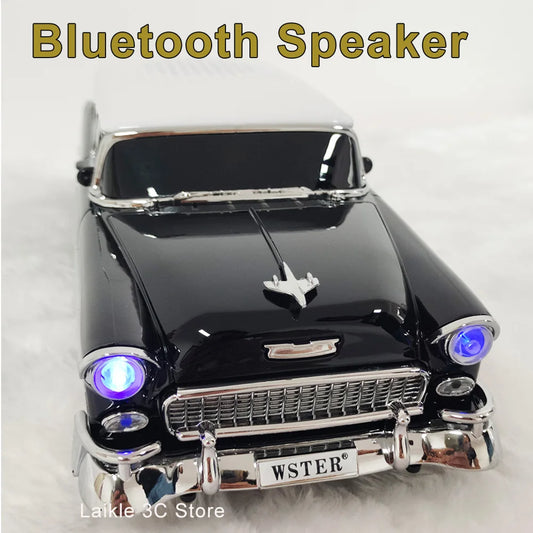 Wireless Bluetooth Speaker Subwoofer Support U Disk TF Card Fm Radio Portable Shocking Bass Vintage Stereo Soundbox caixa de som