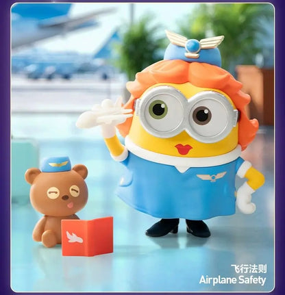 Hot Original POP MART Minions Bedtime Stories By Bob And Tim Series Blind Box Anime Figure Mystery Box Desktop Toy Surprise Gift