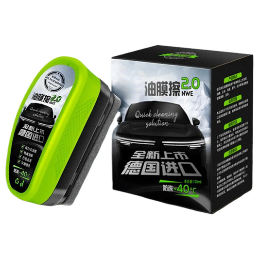 Car Glass Oil Film Brush Cleaner Remover Tool Windshield Hydrophobic Anti Fog Coating Care Kit Automotive