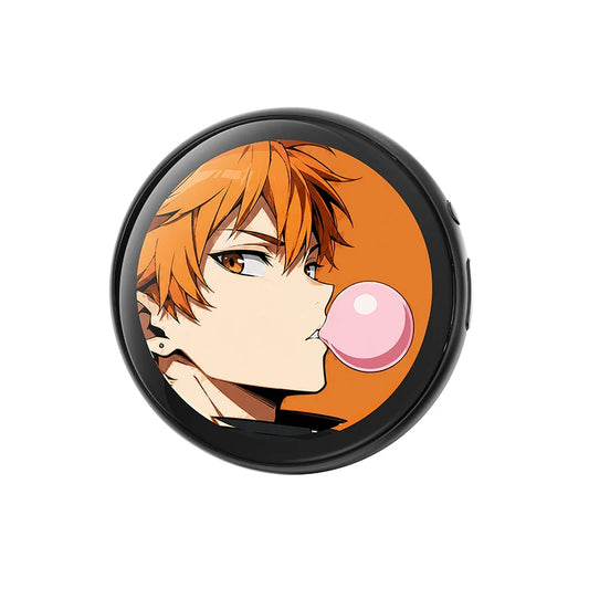Divoom Emodo Touchscreen Electronic Badge Customizable Dynamic Photo Display Digital Pin for Ita Bag, Anime and Cosplay Gift