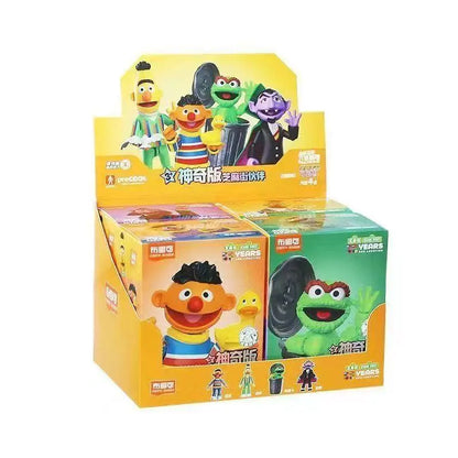 BLOKEES Sesame Street Building Blocks Kawaii Aimo Anime Cartoon Assembled Toy Desktop Model Children's Holiday Gifts