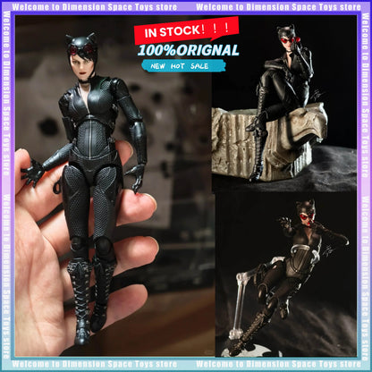 Original 1/12 LPZZ U-P-Finegures Catwoman Batman Arkham Knight Action Figures Model Collectible Model Toy Gift