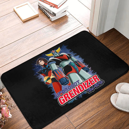 UFO Robot Mazinger Z Front Door Floor Entrance Mats Outdoor Anime Bath Kitchen Doormat Bedroom Carpet Rug