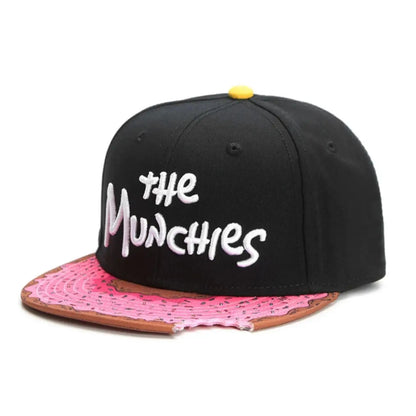 FINDPRO A-Dam Cap Golden Letters Flower Snapback Adjustable Sun Baseball Hat for Men Women Adult Outdoor Casual
